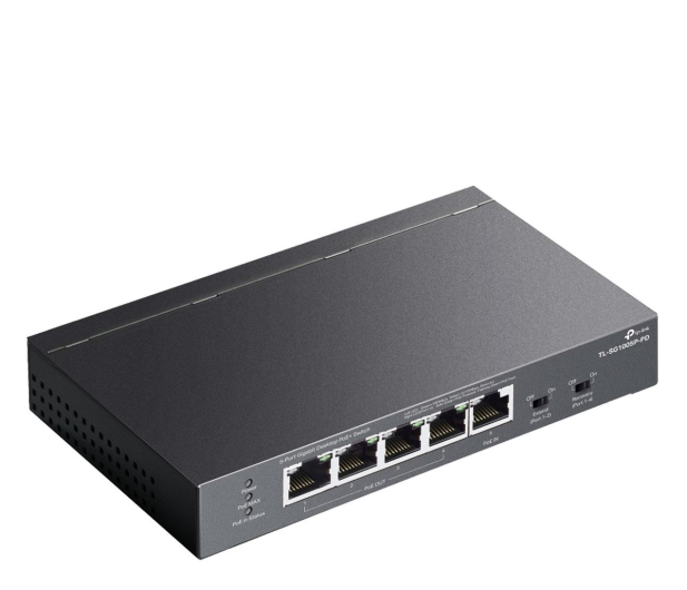 TP-Link 5p TL-SG1005P-PD (1xPoE++ IN, 4xPoE+ OUT) - 1298901 - zdjęcie 3